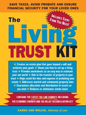 cover image of Living Trust Kit